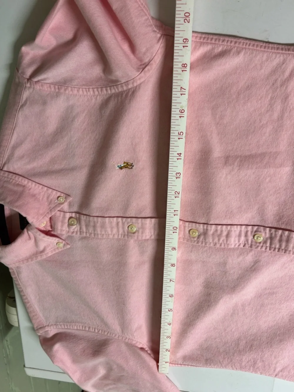 Ralph Lauren Button-Down Oxford Shirt - Pink - Picture 6 of 8